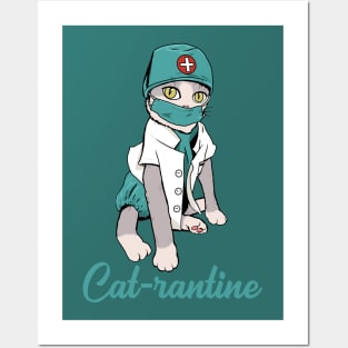 Cat rantine Posters and Art